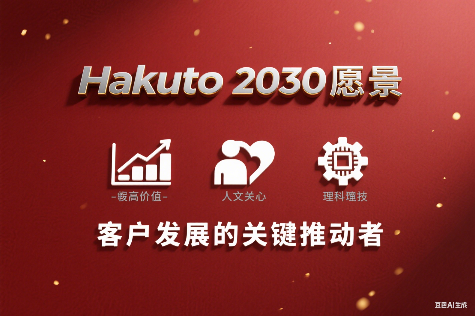 Hakuto发布2030愿景，致力于成为客户发展的关键推动者