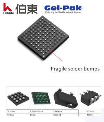 Gel-Pak BMP 凸点芯片载具