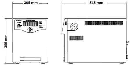 Pfeiffer 普发在线质谱分析仪 OmniStar/ThermoStar 尺寸图